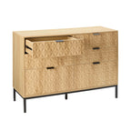 Isabella 6 Drawer Chest - Light Wood - DUSK