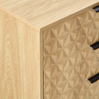Isabella 6 Drawer Chest - Light Wood - DUSK
