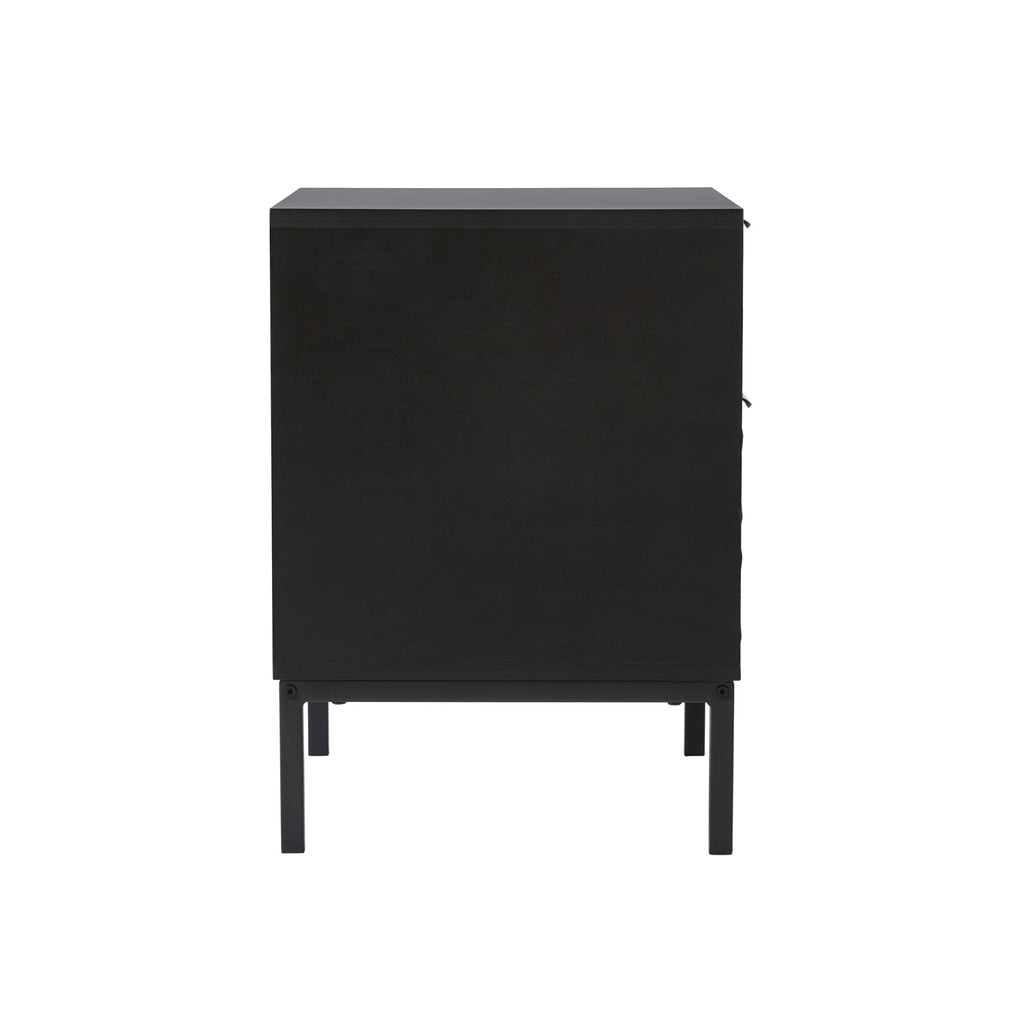 Isabella Bedside Table - Black - DUSK