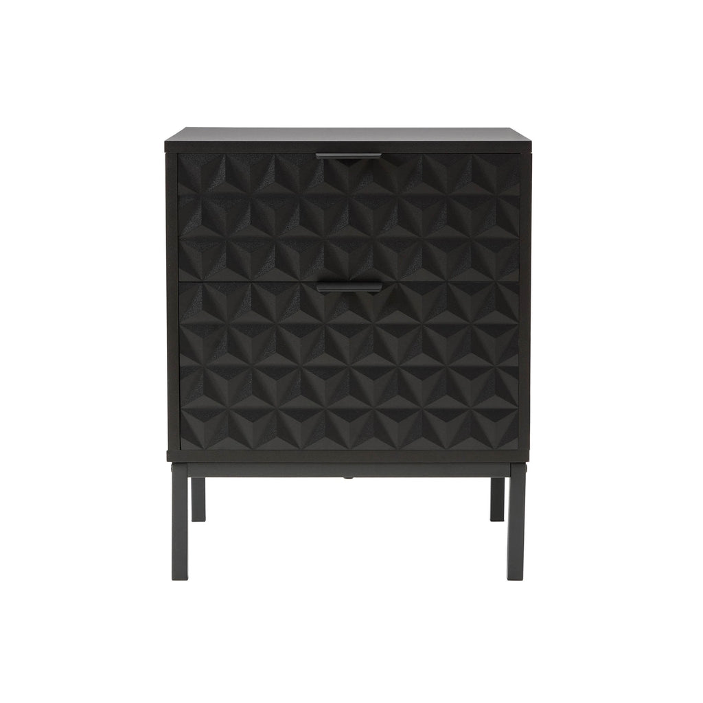 Isabella Bedside Table - Black - DUSK