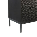 Isabella Bedside Table - Black - DUSK