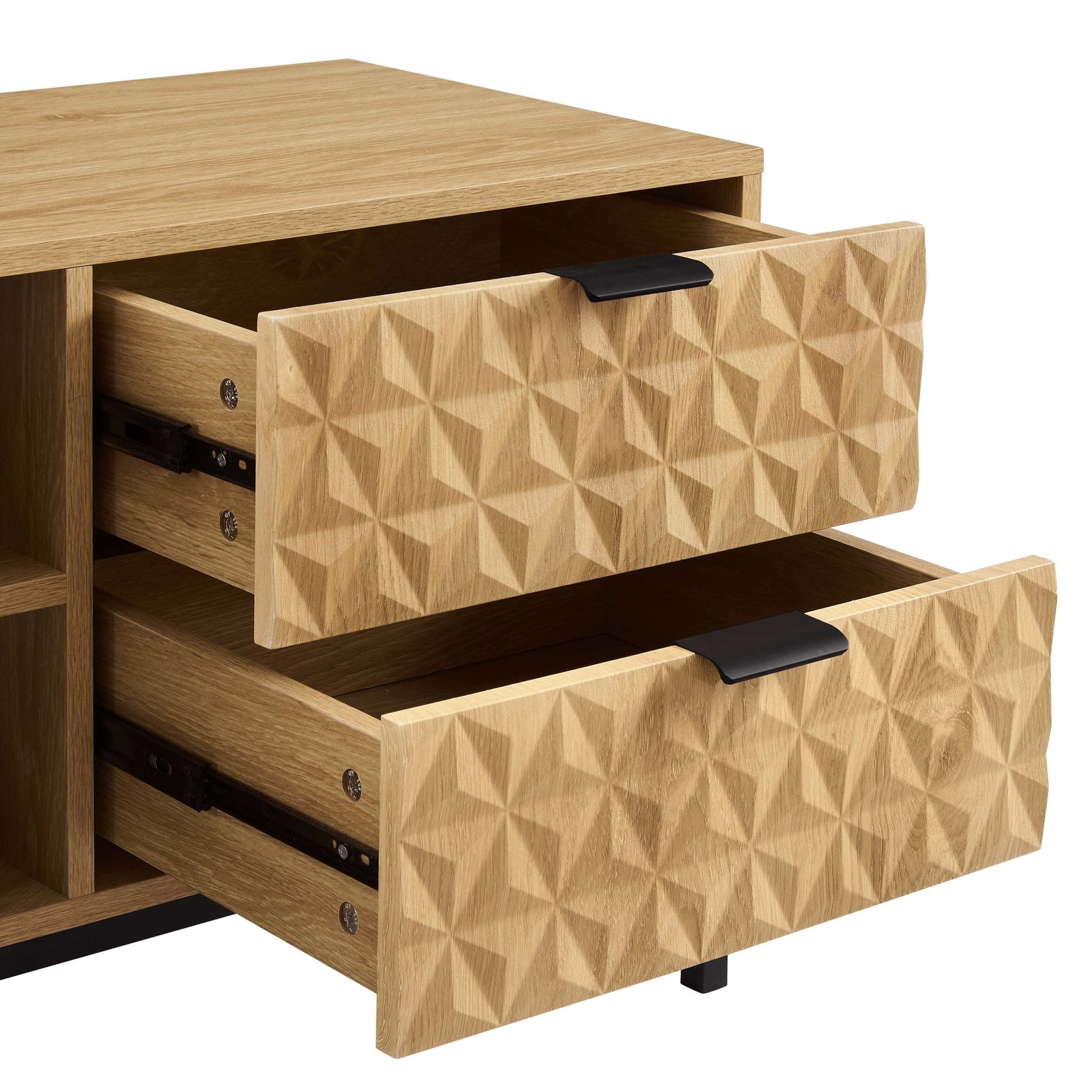 Isabella TV Unit - Light Wood - DUSK