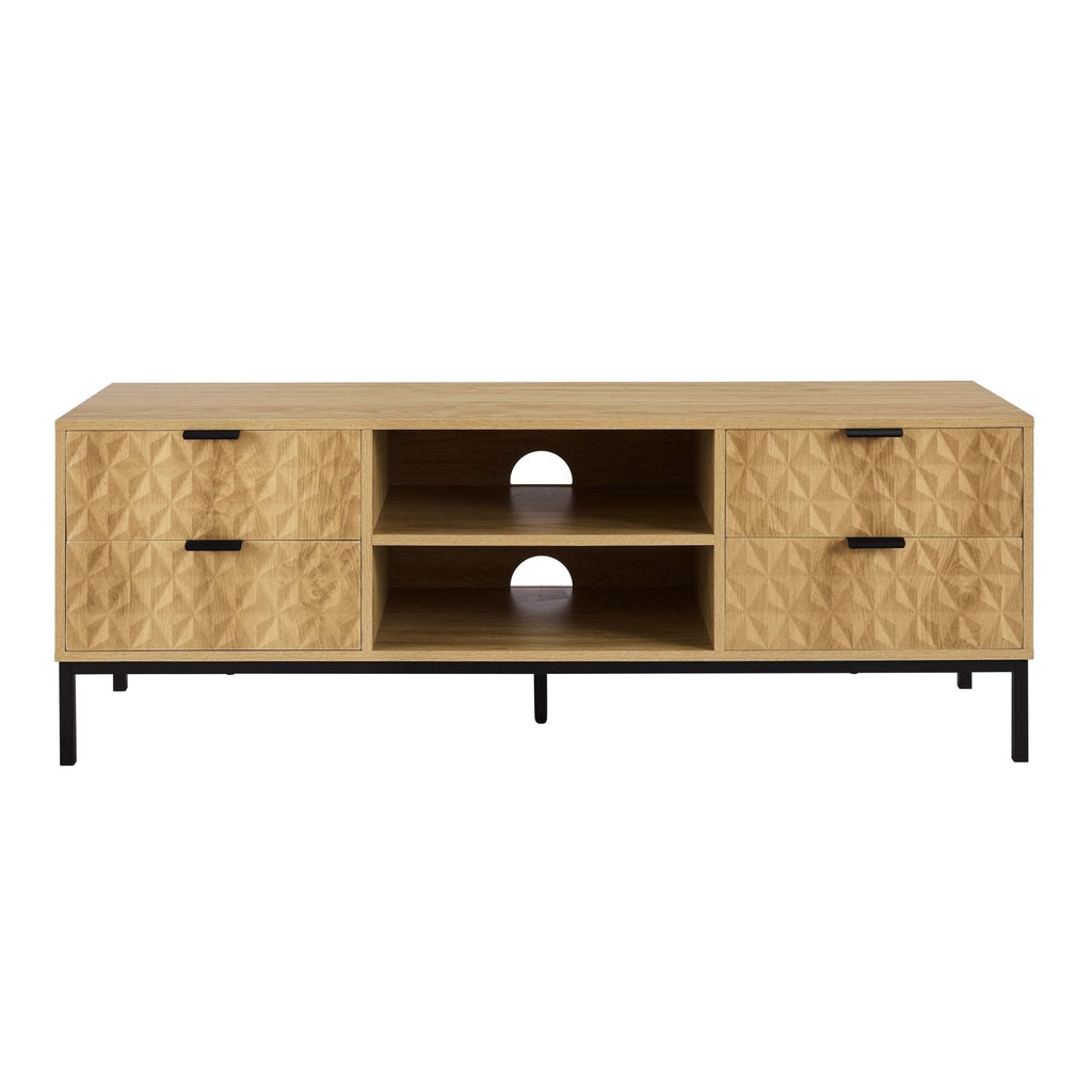 Isabella TV Unit - Light Wood - DUSK