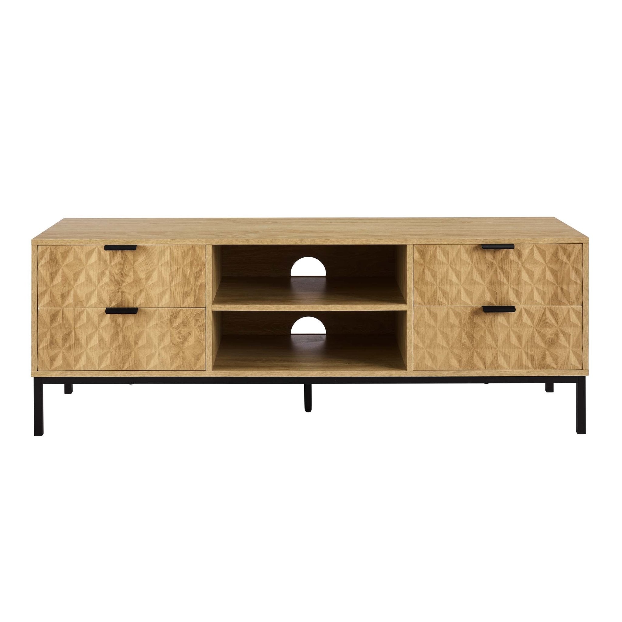 Isabella TV Unit - Light Wood - DUSK