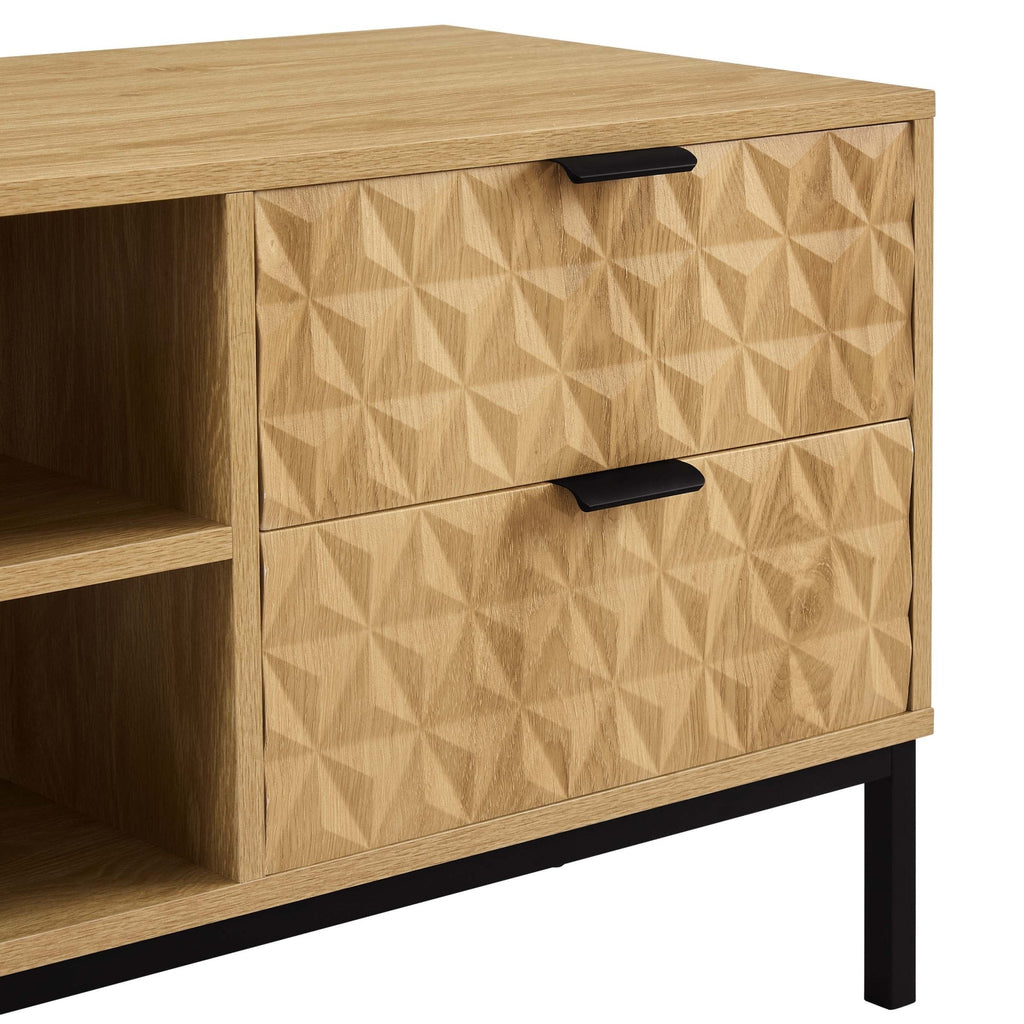 Isabella TV Unit - Light Wood - DUSK