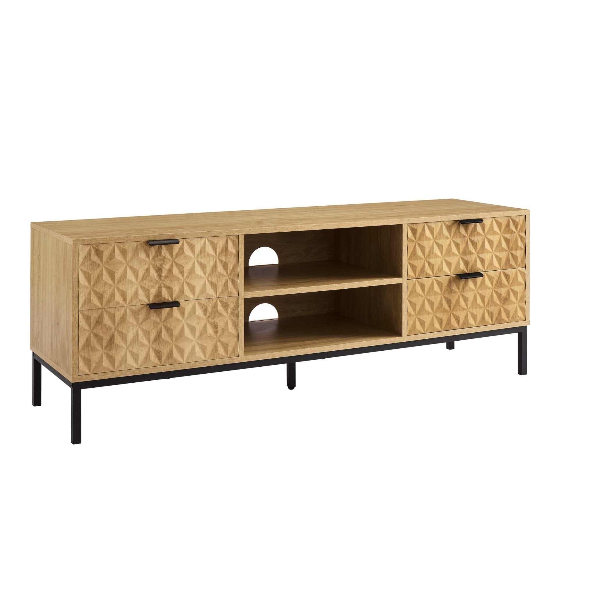 Isabella TV Unit - Light Wood - DUSK
