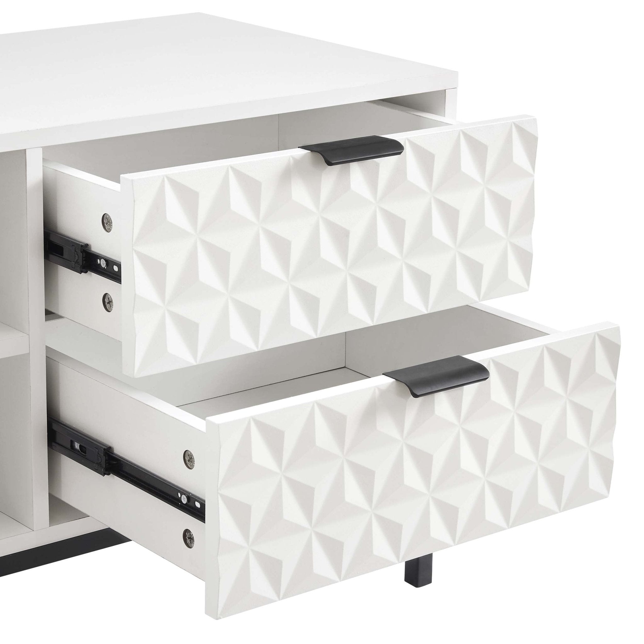 Isabella TV Unit - White - DUSK