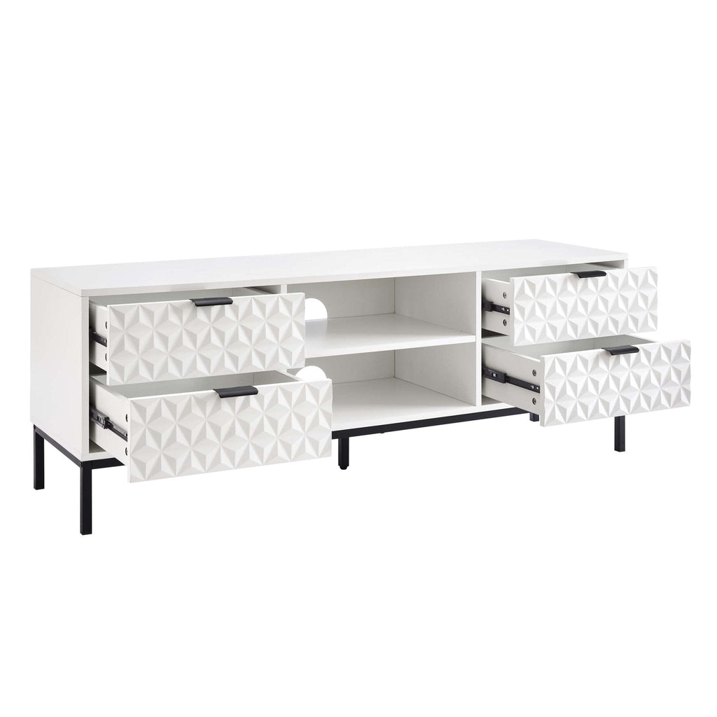 Isabella TV Unit - White - DUSK