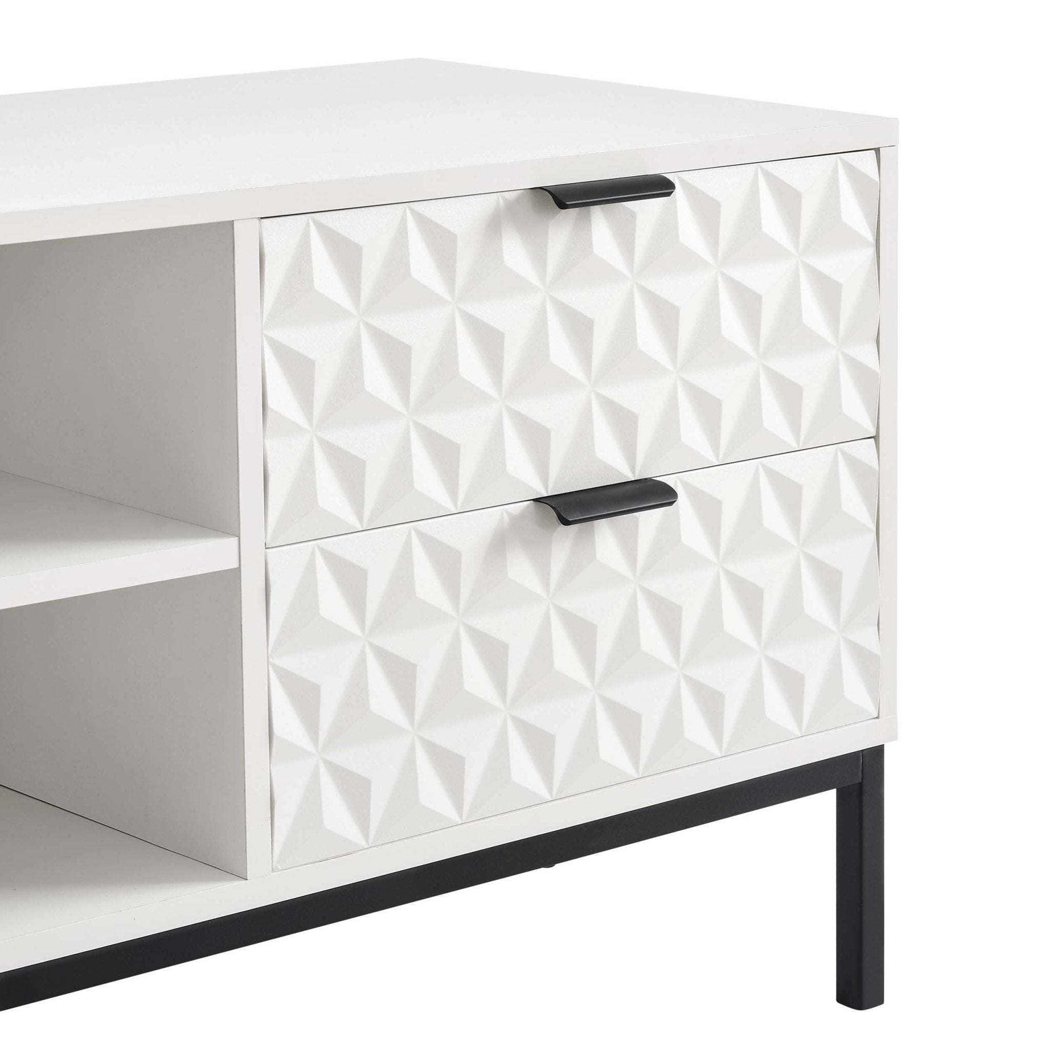 Isabella TV Unit - White - DUSK