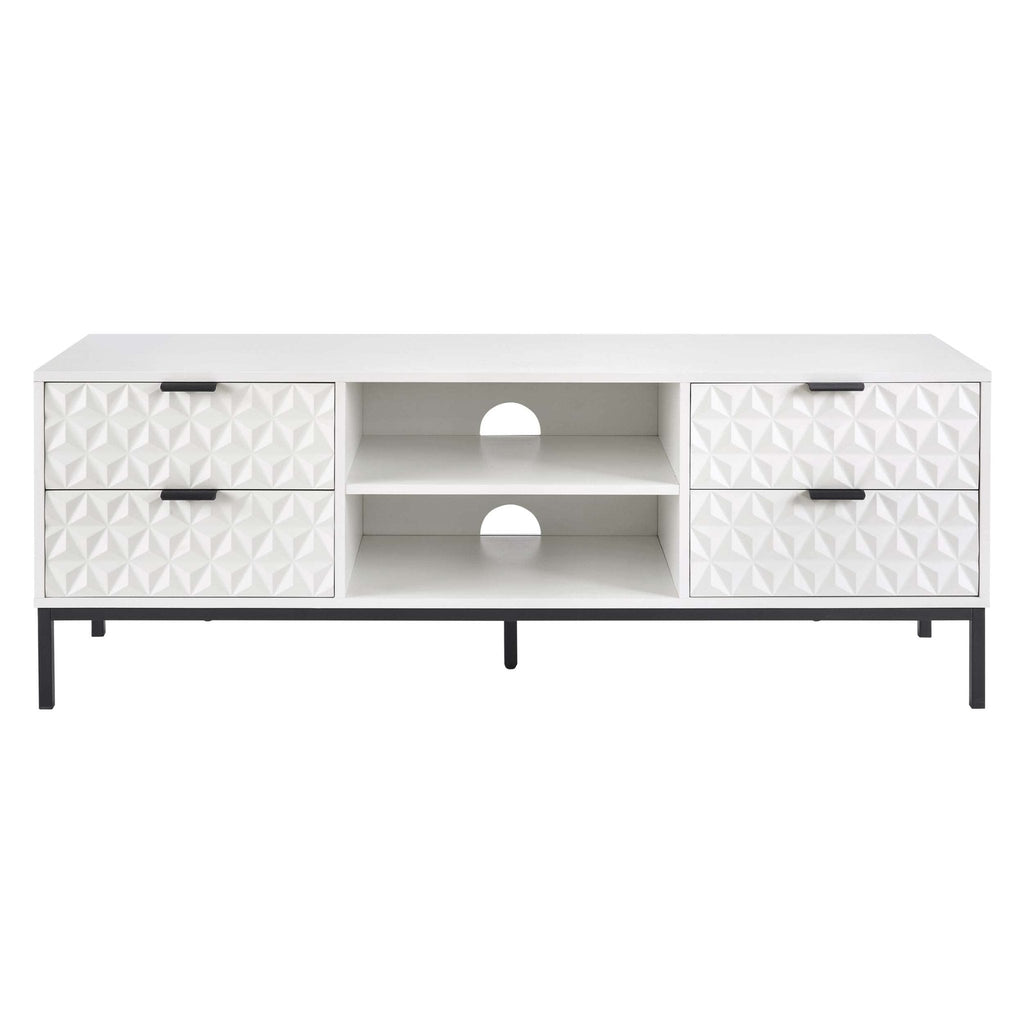 Isabella TV Unit - White - DUSK