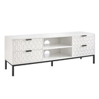 Isabella TV Unit - White - DUSK