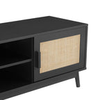 Isla 140cm TV Unit - Black - DUSK