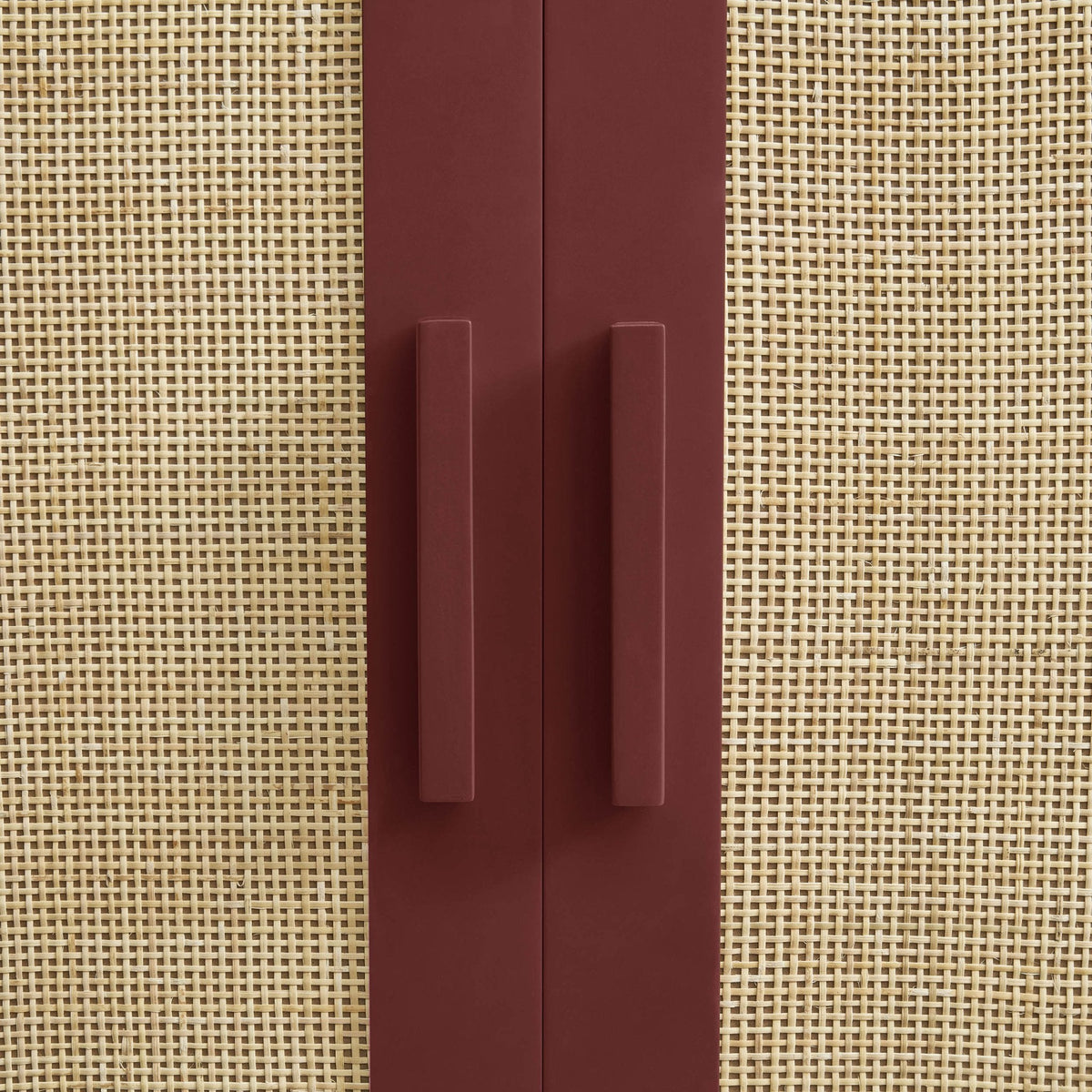 Isla 2 Door Wardrobe - Burnt Red - DUSK