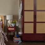 Isla 2 Door Wardrobe - Burnt Red - DUSK