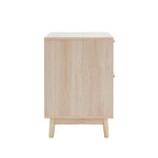 Isla 2 Drawer Bedside Table - Natural - DUSK