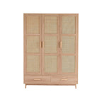 Isla 3 Door Wardrobe - Natural - DUSK