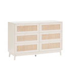 Isla 6 Drawer Chest - Stone - DUSK