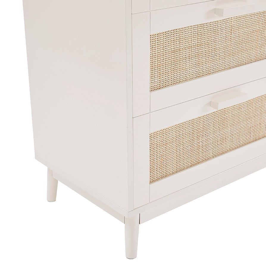 Isla 6 Drawer Chest - Stone - DUSK