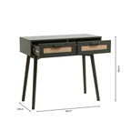 Isla Dressing Table Console - Natural - DUSK