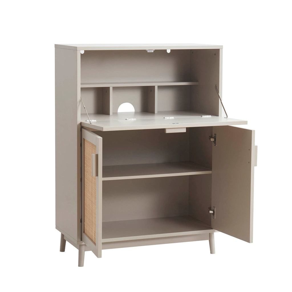 Isla Hideaway Desk - Taupe - DUSK