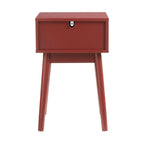 Isla Nightstand - Burnt Red - DUSK