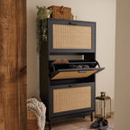 Isla Shoe Cabinet - Black - DUSK