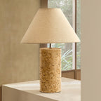 Ivy Marble Effect Table Lamp - Cream - DUSK