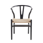Jade Set Of 2 Dining Chairs - Black/Natural - DUSK
