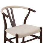 Jade Set of 2 Dining Chairs - Chenille Oatmeal - DUSK