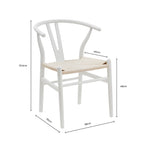 Jade Set Of 2 Dining Chairs - Light Beige/Natural - DUSK
