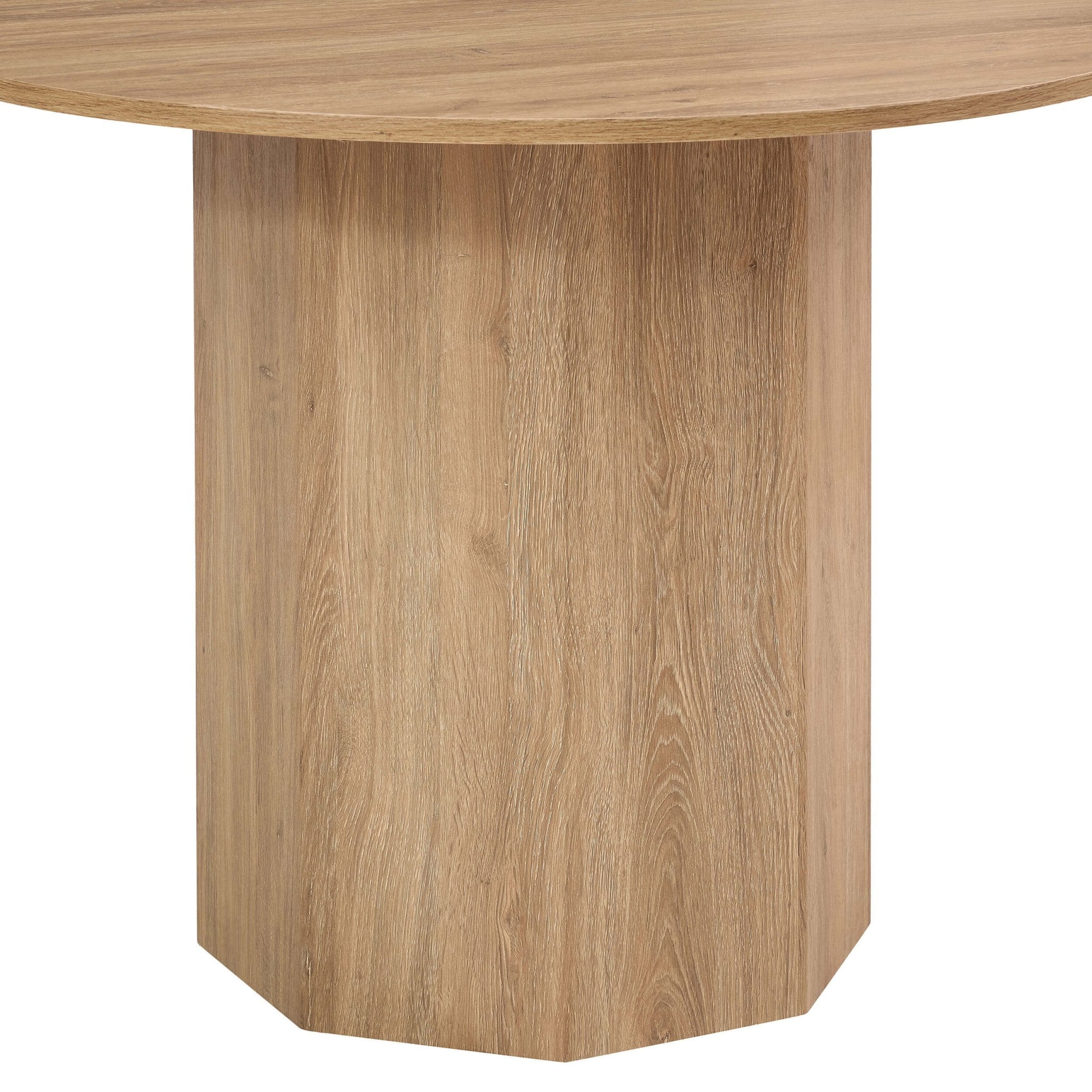 Juliet Round 4 Seater Dining Table - Natural Wood - DUSK