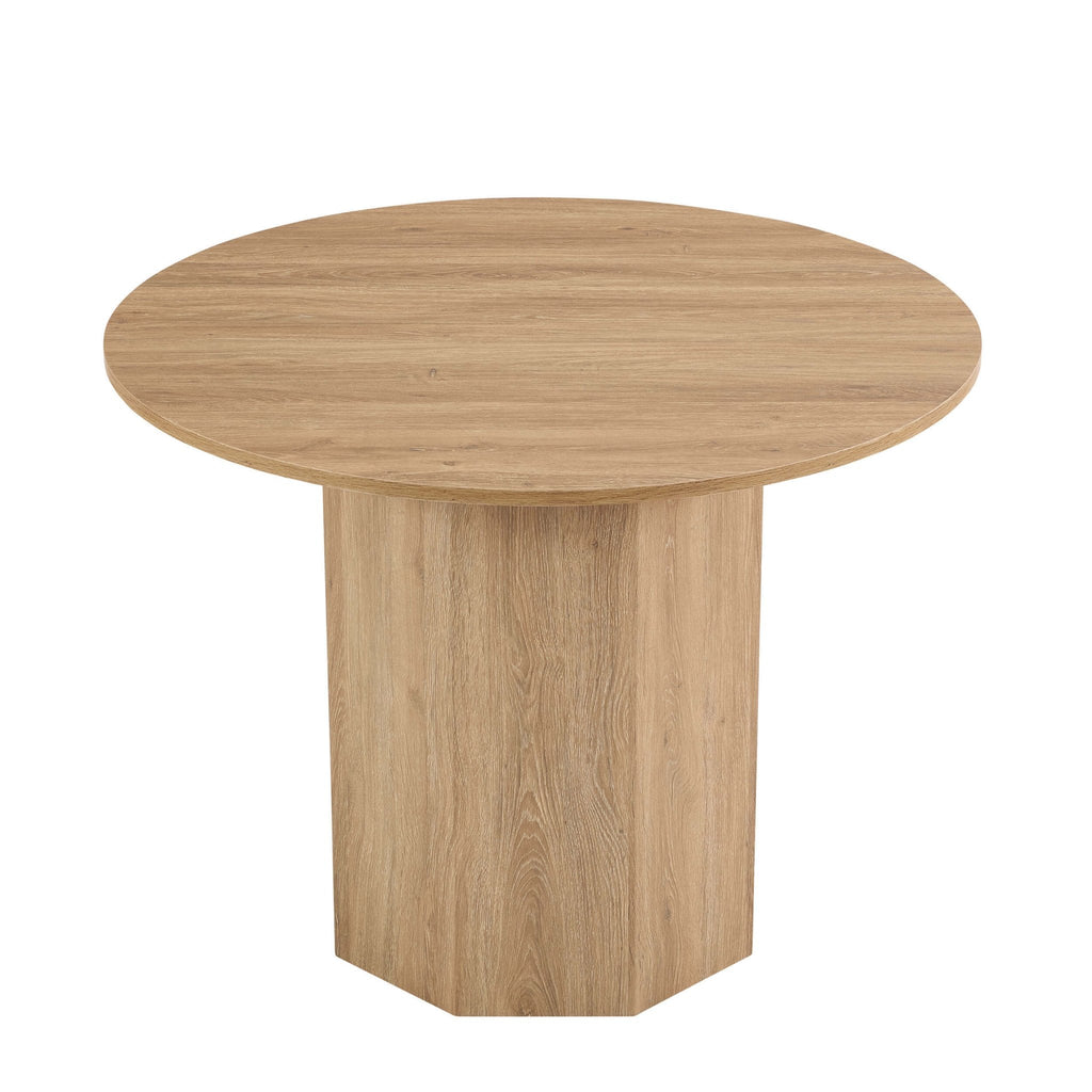 Juliet Round 4 Seater Dining Table - Natural Wood - DUSK
