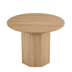 Juliet Round 4 Seater Dining Table - Natural Wood - DUSK