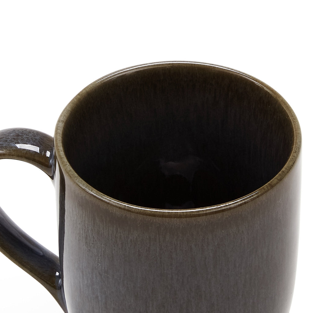 Juniper Reactive Glaze Set of 2 Mugs - Grey/Blue - DUSK