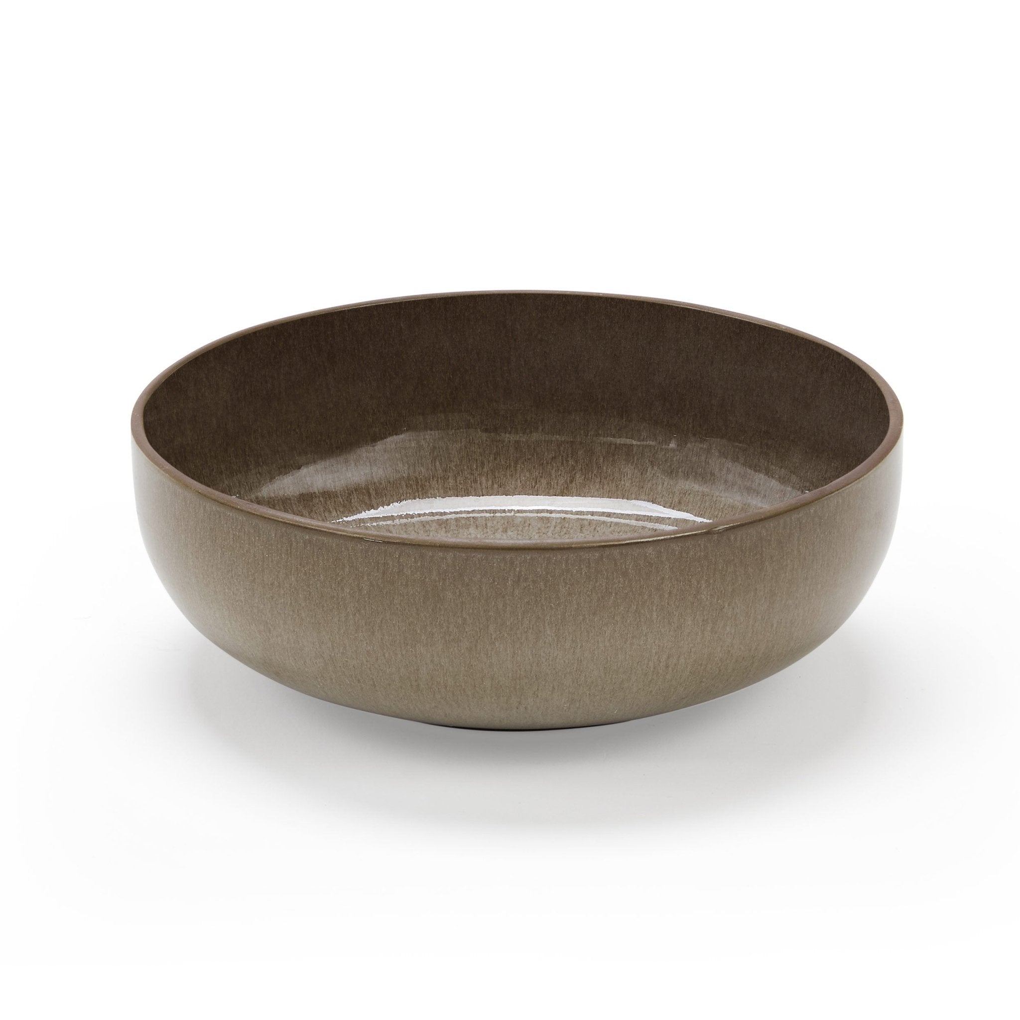 Juniper Reactive Glaze Set of 4 Cereal Bowls - Mocha - DUSK