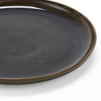 Juniper Reactive Glaze Set of 4 Dinner Plates - Grey/Blue - DUSK