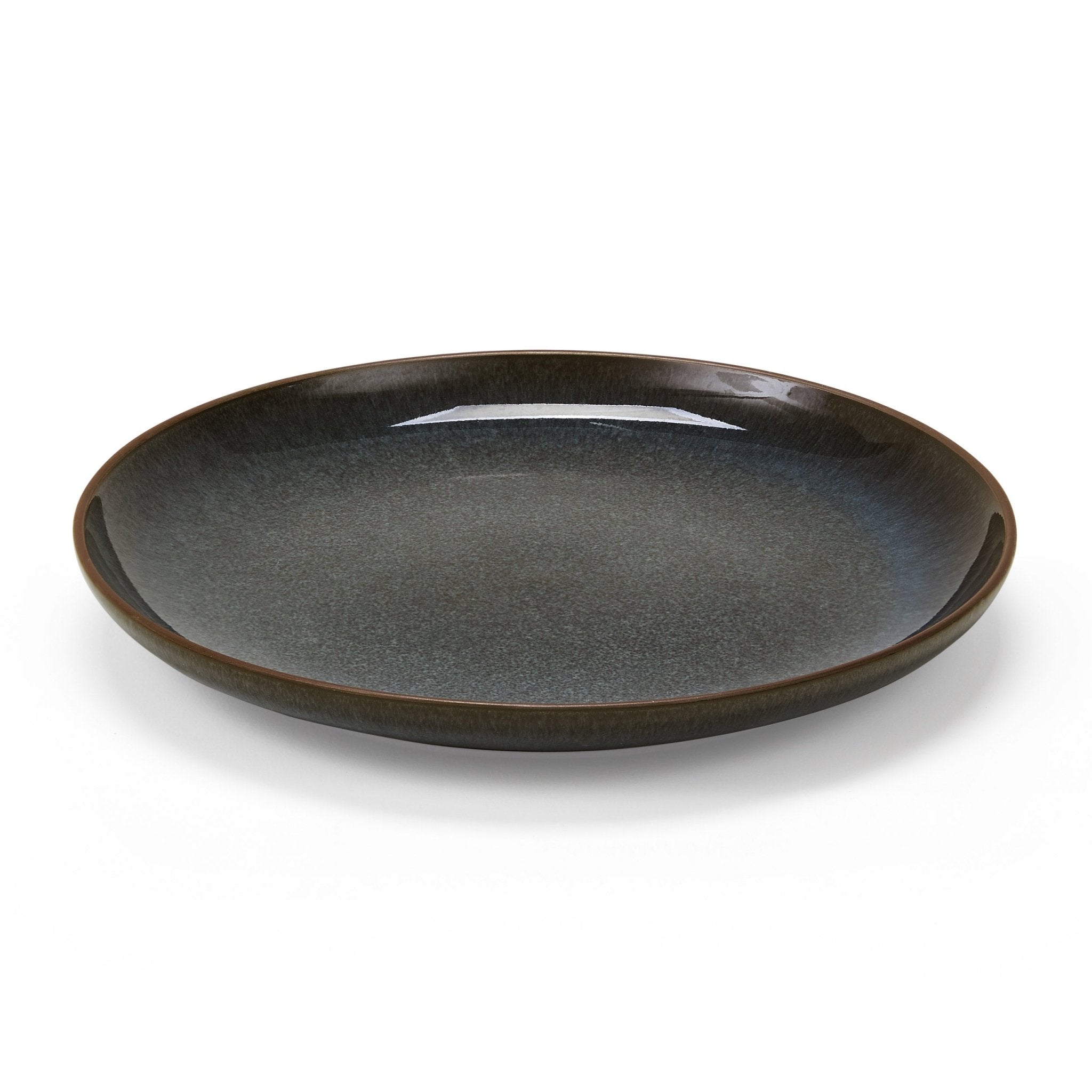 Juniper Reactive Glaze Set of 4 Side Plates - Grey/Blue - DUSK