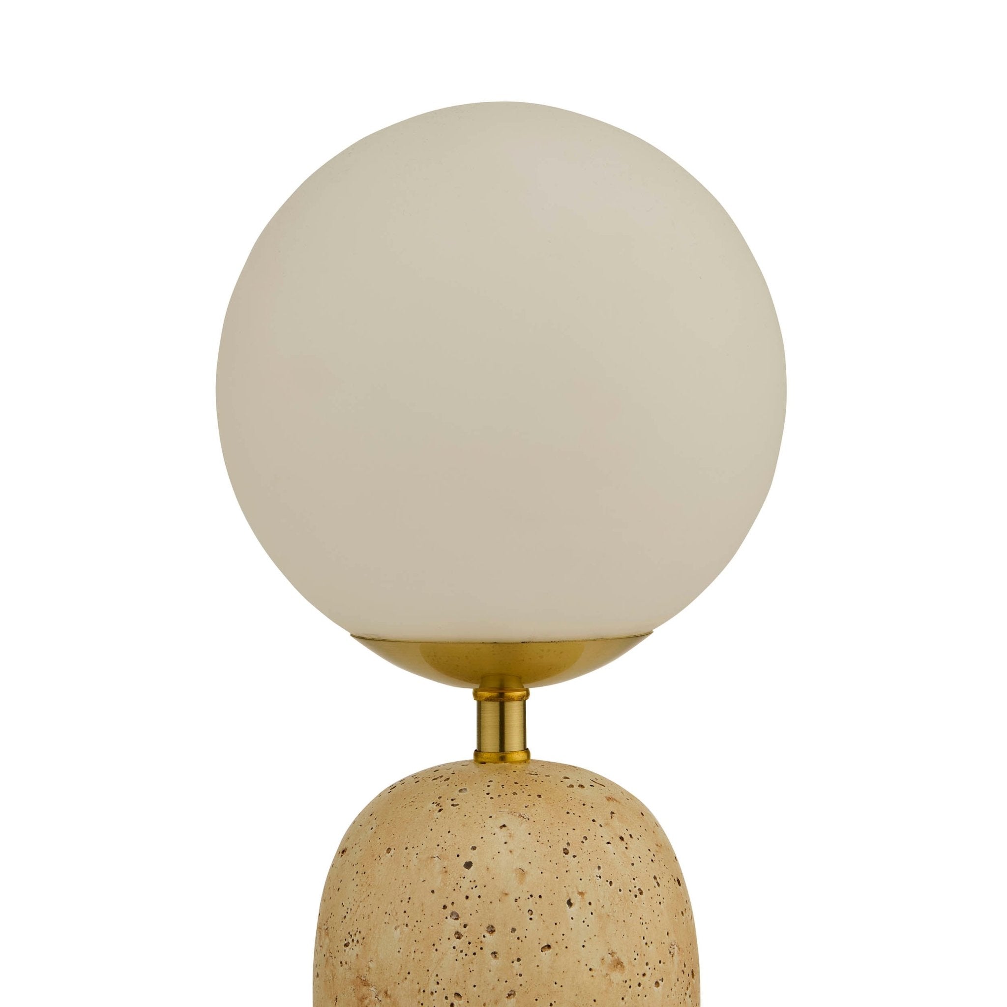 Kai Concrete with Opal Glass Table Lamp - Natural - DUSK