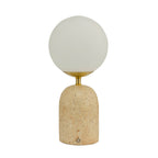 Kai Concrete with Opal Glass Table Lamp - Natural - DUSK