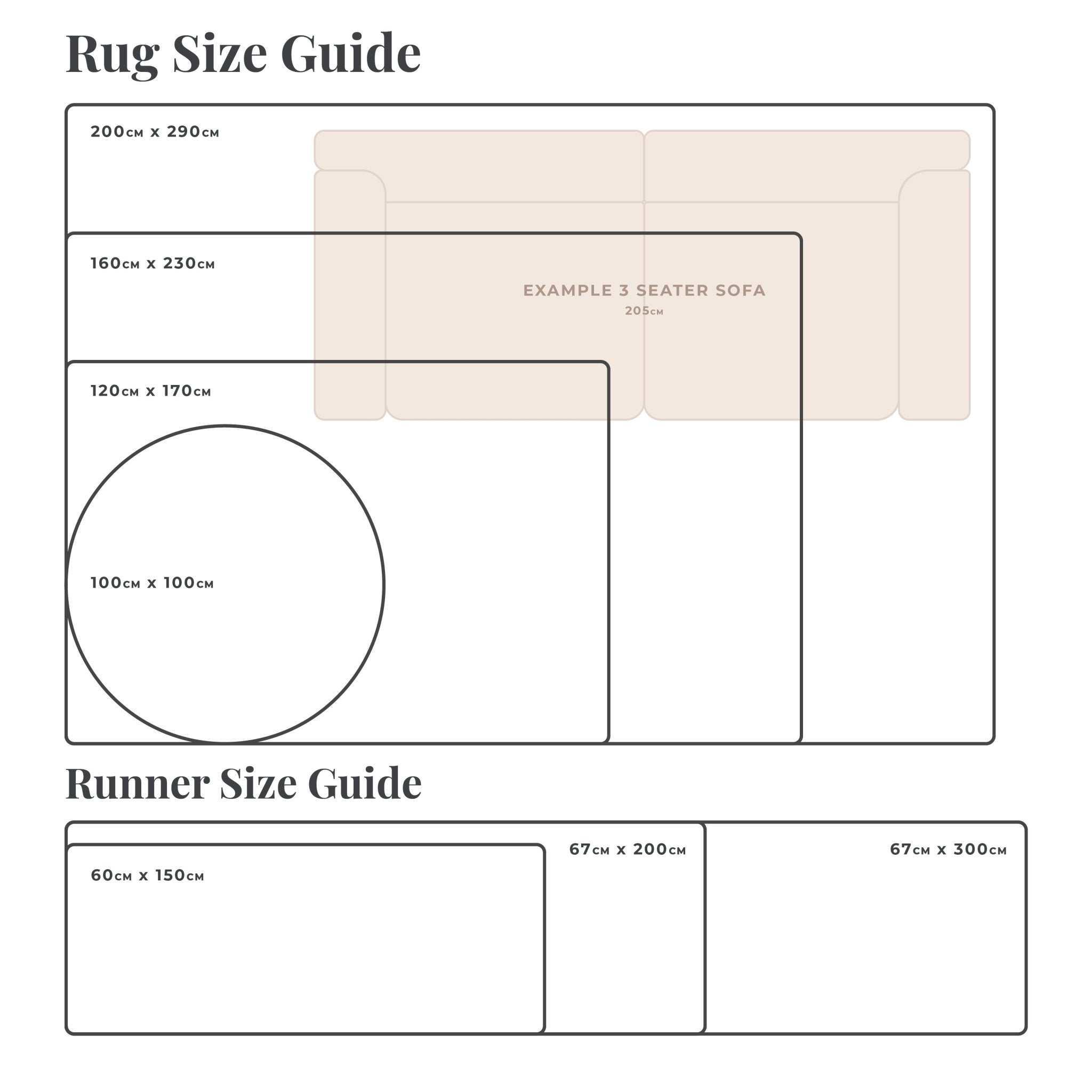 Kids Rainbow Rug - 100 x 100cm - DUSK