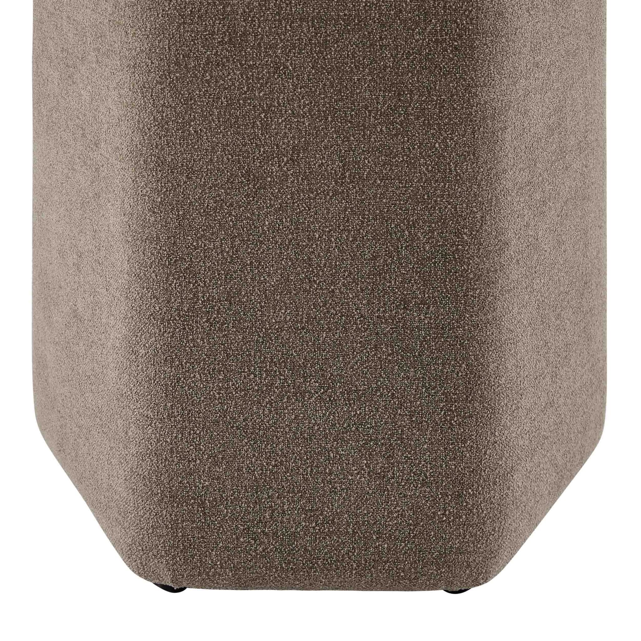 Kirsten Stool - Chenille Mushroom - DUSK