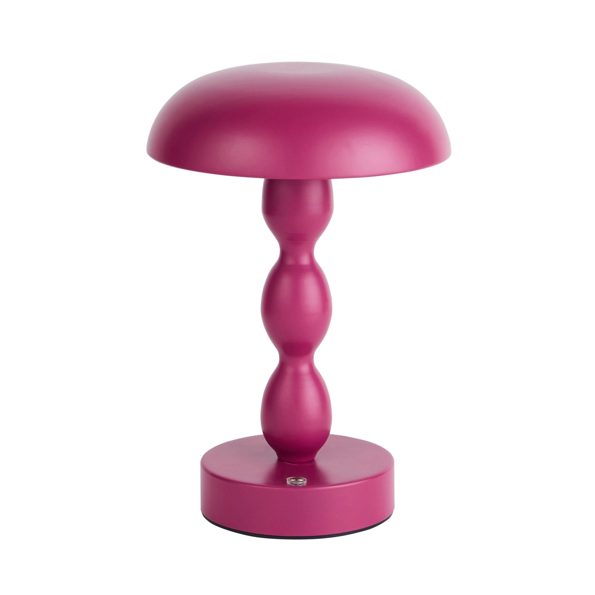 Kirsty Rechargeable Bobbin Table Lamp - Plum - DUSK