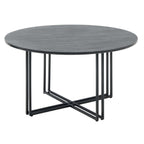 Leana Round Coffee Table - Dark Marble - DUSK