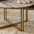 Leana Round Coffee Table - Marble - DUSK