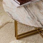 Leana Round Coffee Table - Marble - DUSK