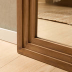 Lennon Arched Full Length Mirror - Light Wood - DUSK