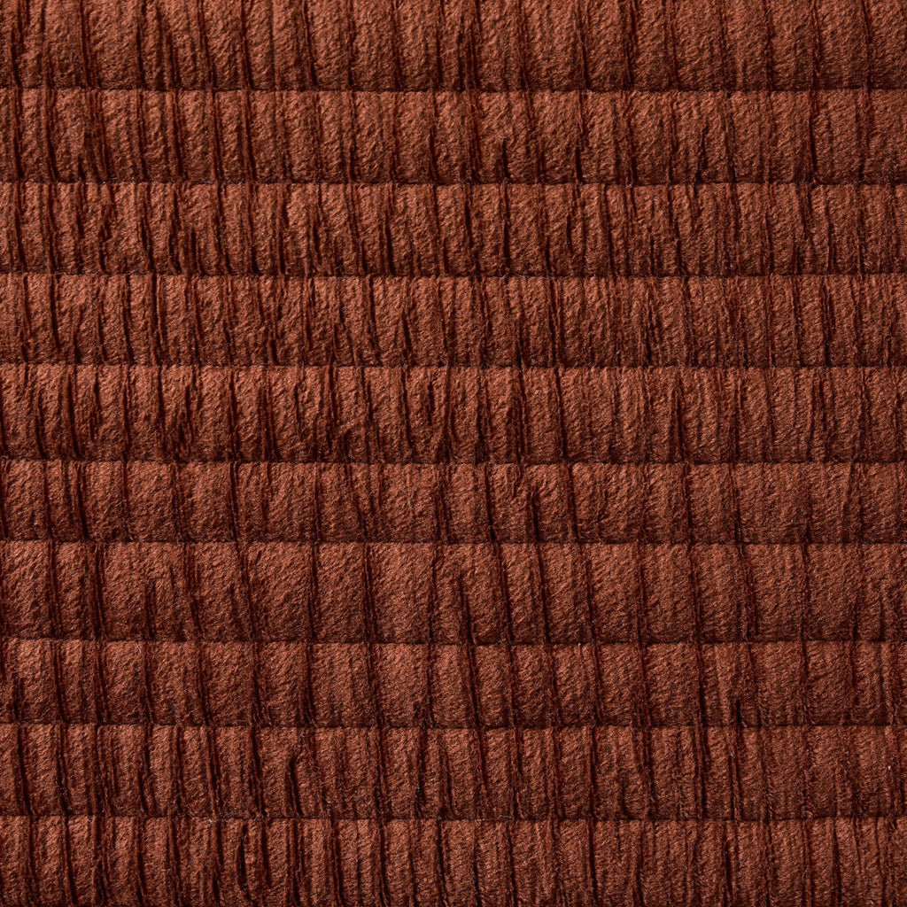 Leona Luxury Quilted Velvet Cushion Cover - Rust - DUSK