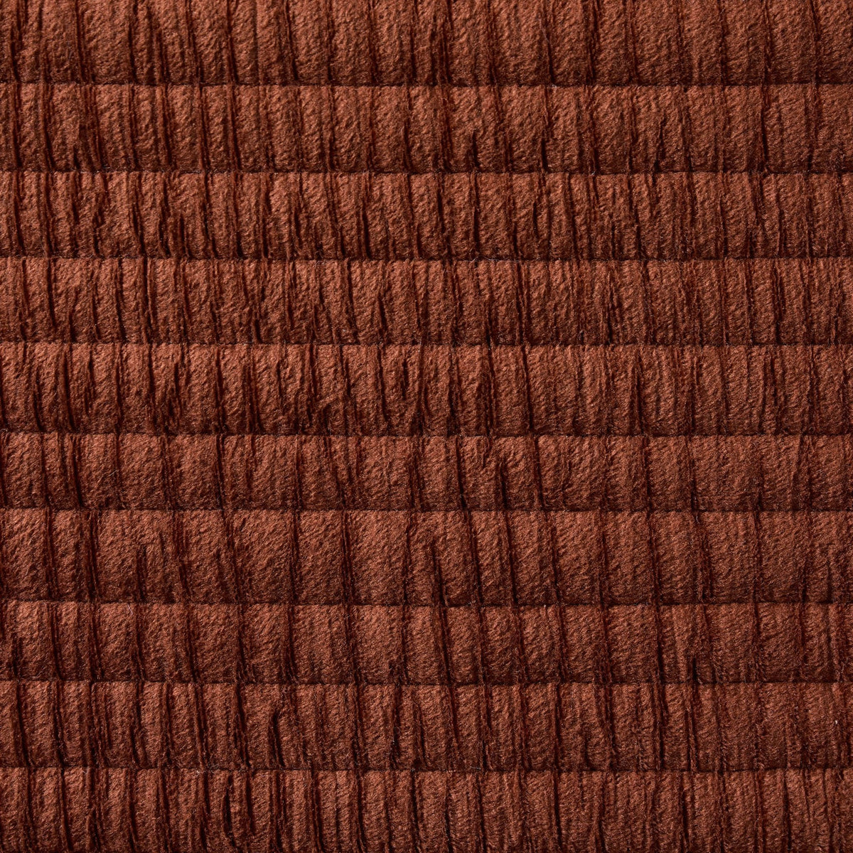 Leona Luxury Quilted Velvet Cushion Cover - Rust - DUSK