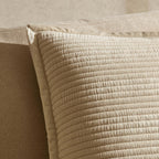 Leona Luxury Quilted Velvet Sofa Cushion Cover - Champagne - DUSK
