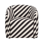 Liberty Accent Chair - Mono Stripe - DUSK